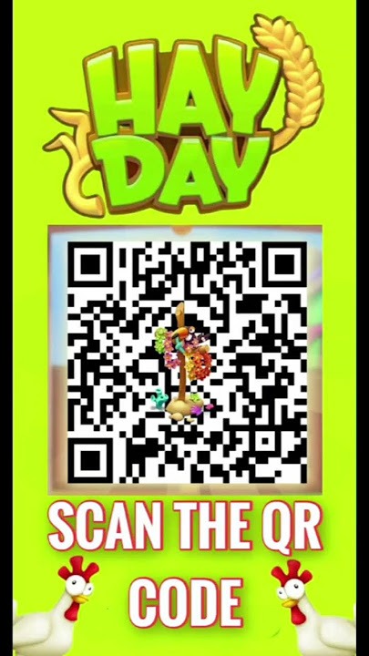 Hay Day QR Code for a Festive Hay Bale Stack