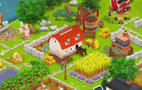 A beautiful and well-organized Hay Day farm